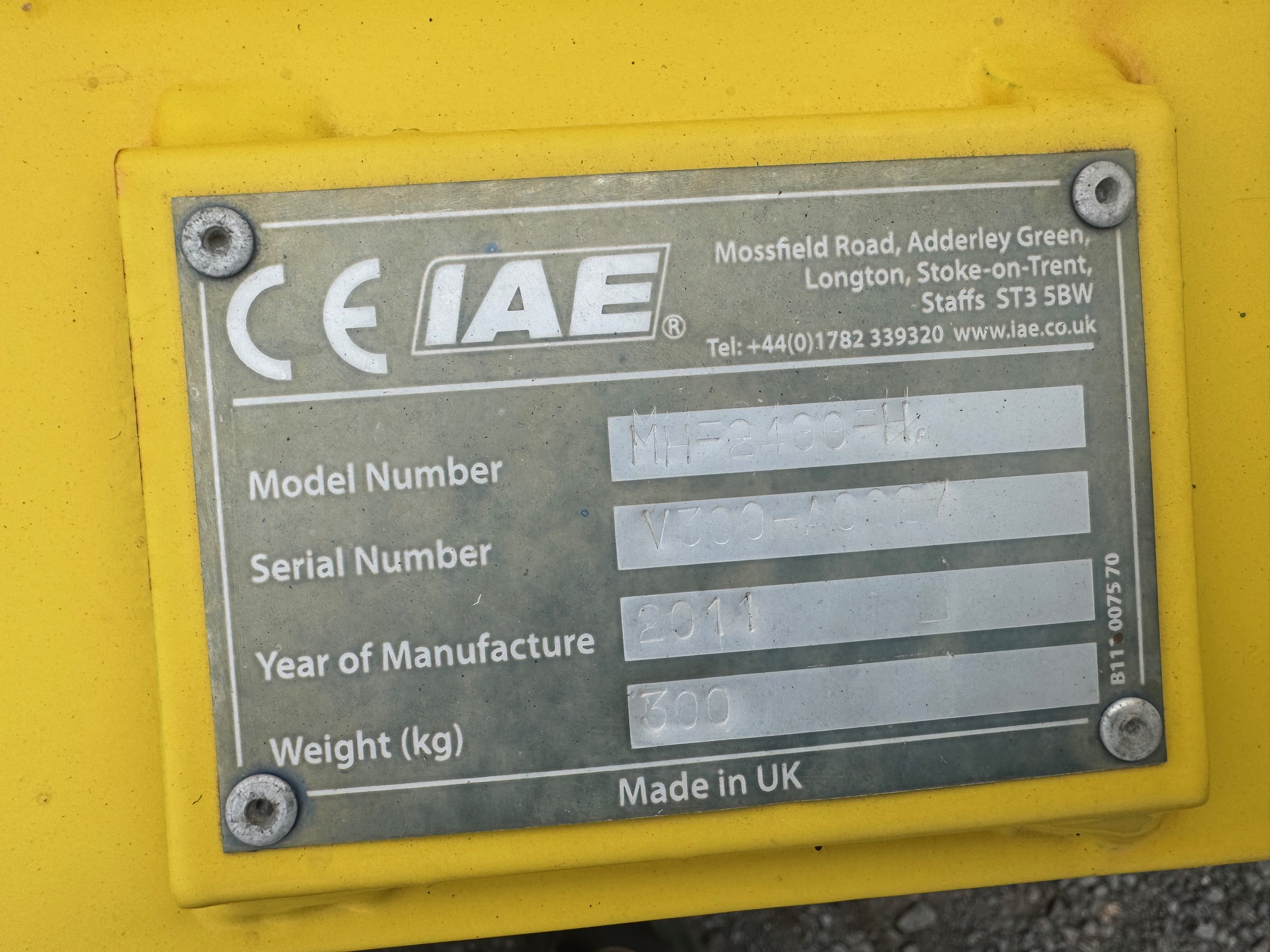 IAE Snow plough / fits tractors