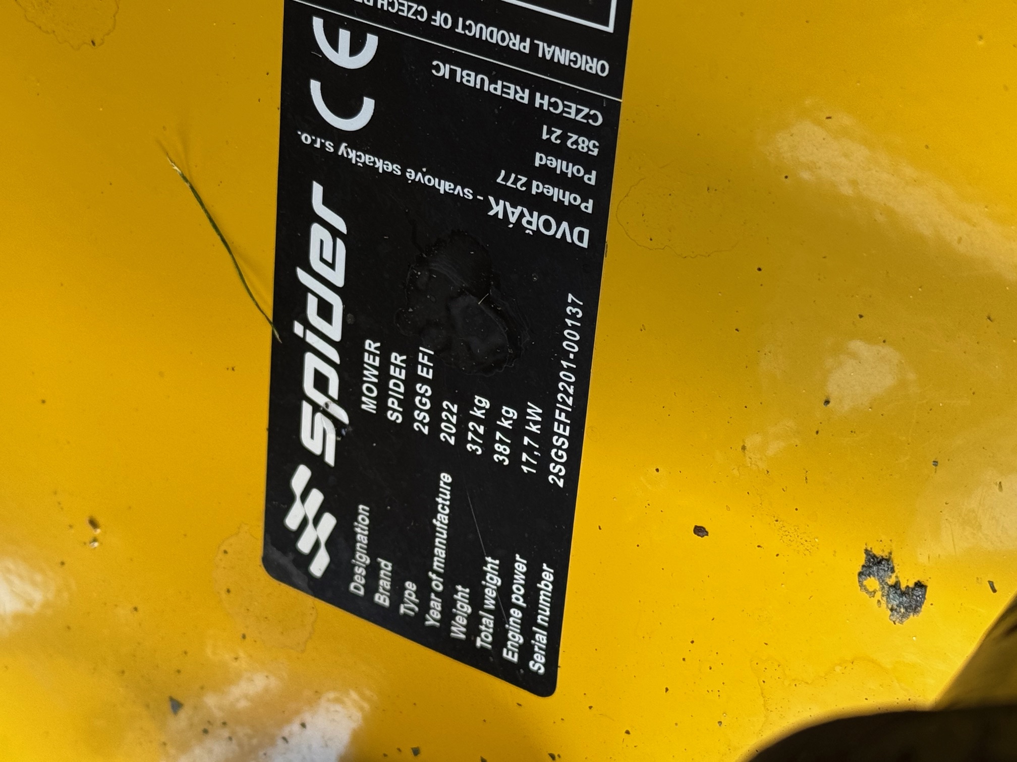 Ransomes Spider 2SGS EFI Remote control Mower / Solar panel Bank Mower