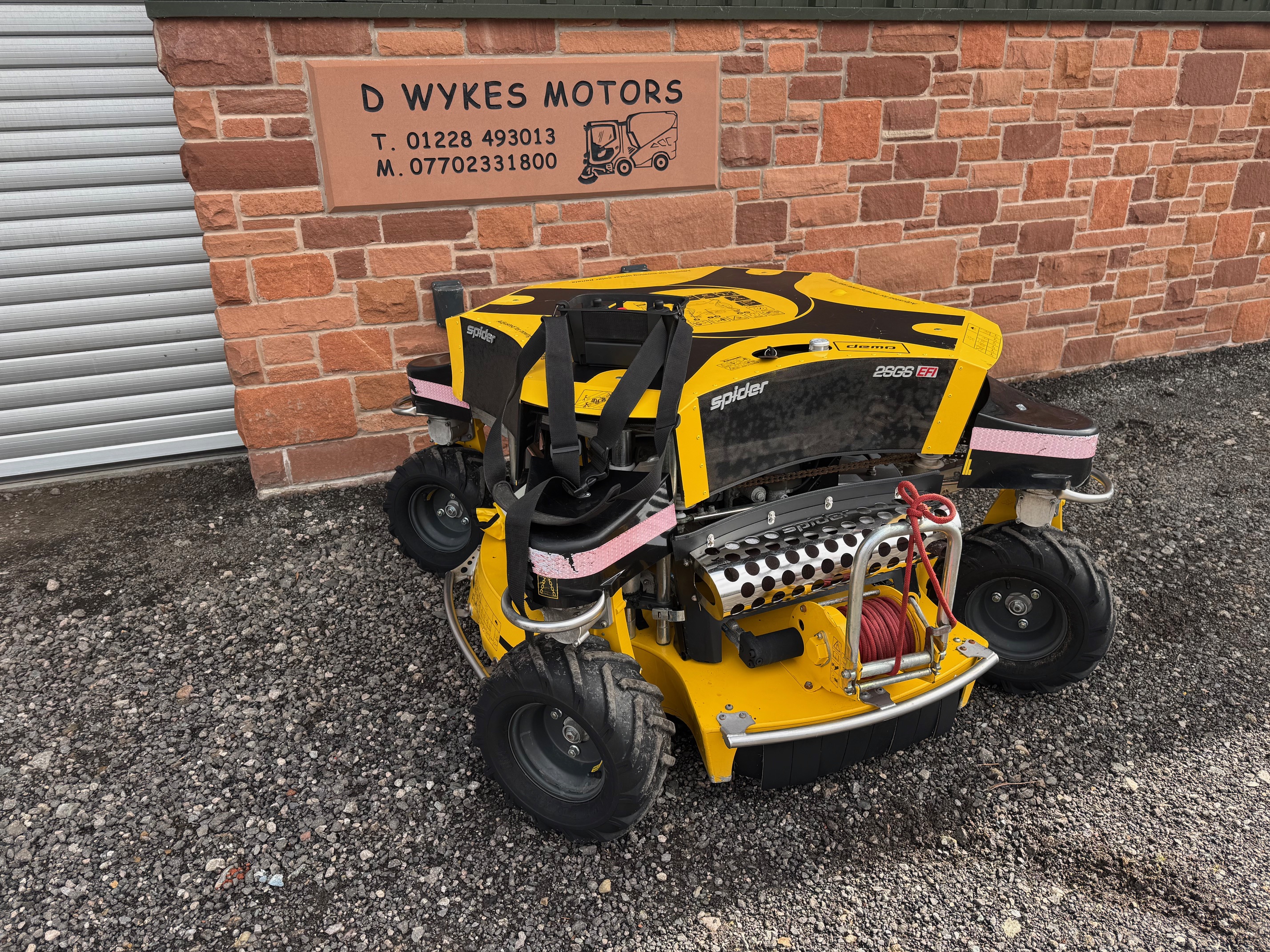 Ransomes Spider 2SGS EFI Remote control Mower / Solar panel Bank Mower