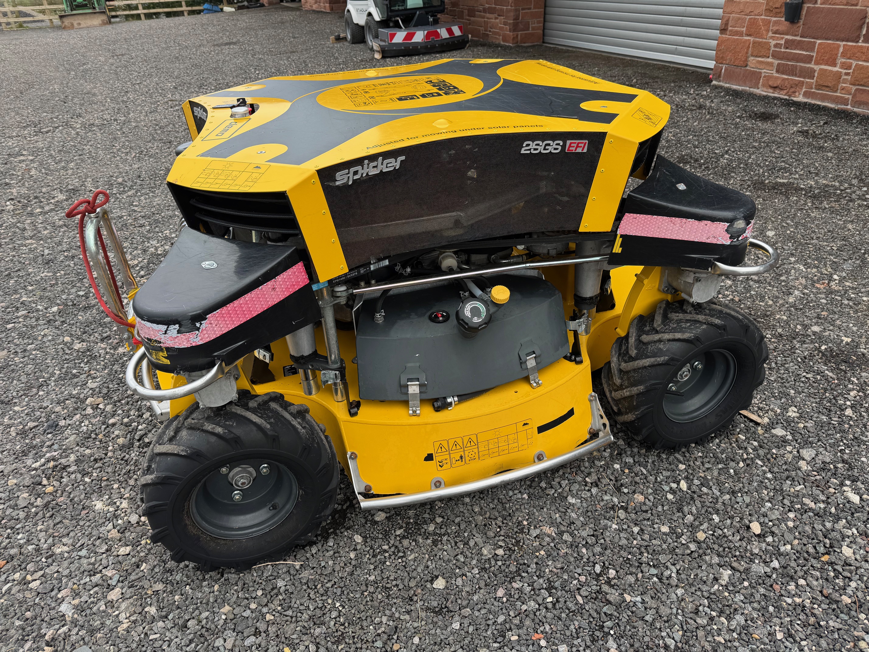 Ransomes Spider 2SGS EFI Remote control Mower / Solar panel Bank Mower