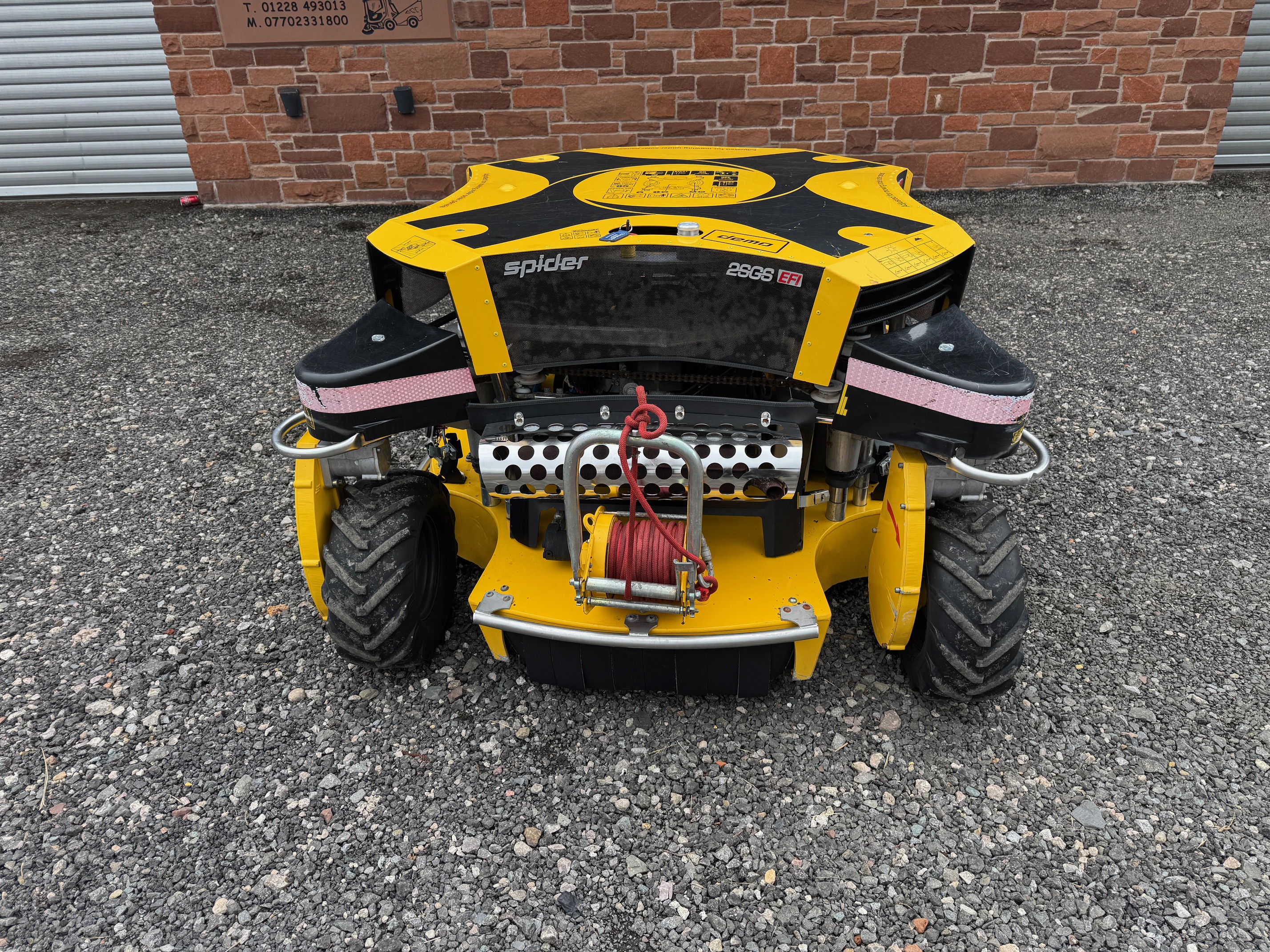 Ransomes Spider 2SGS EFI Remote control Mower / Solar panel Bank Mower