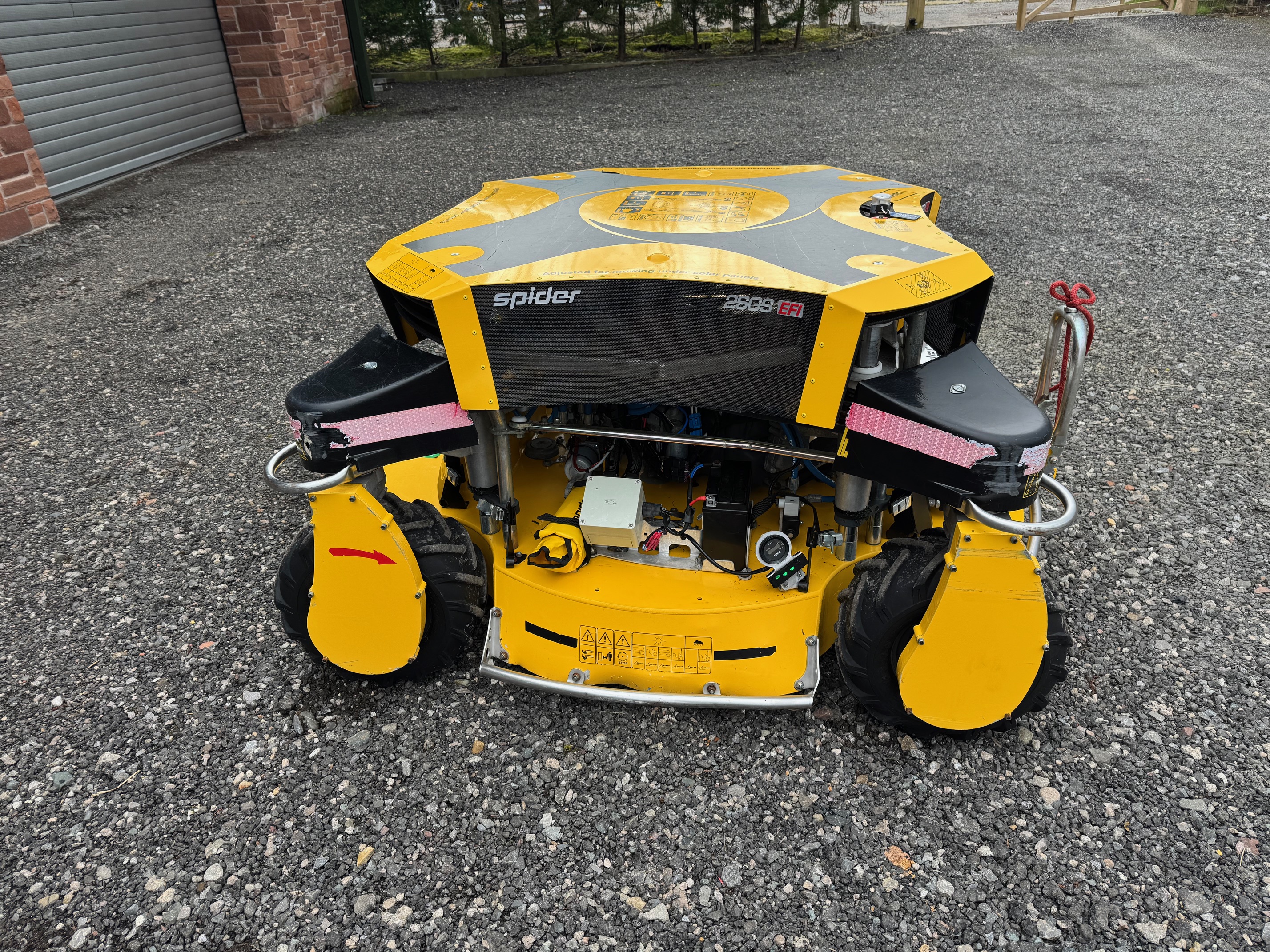 Ransomes Spider 2SGS EFI Remote control Mower / Solar panel Bank Mower