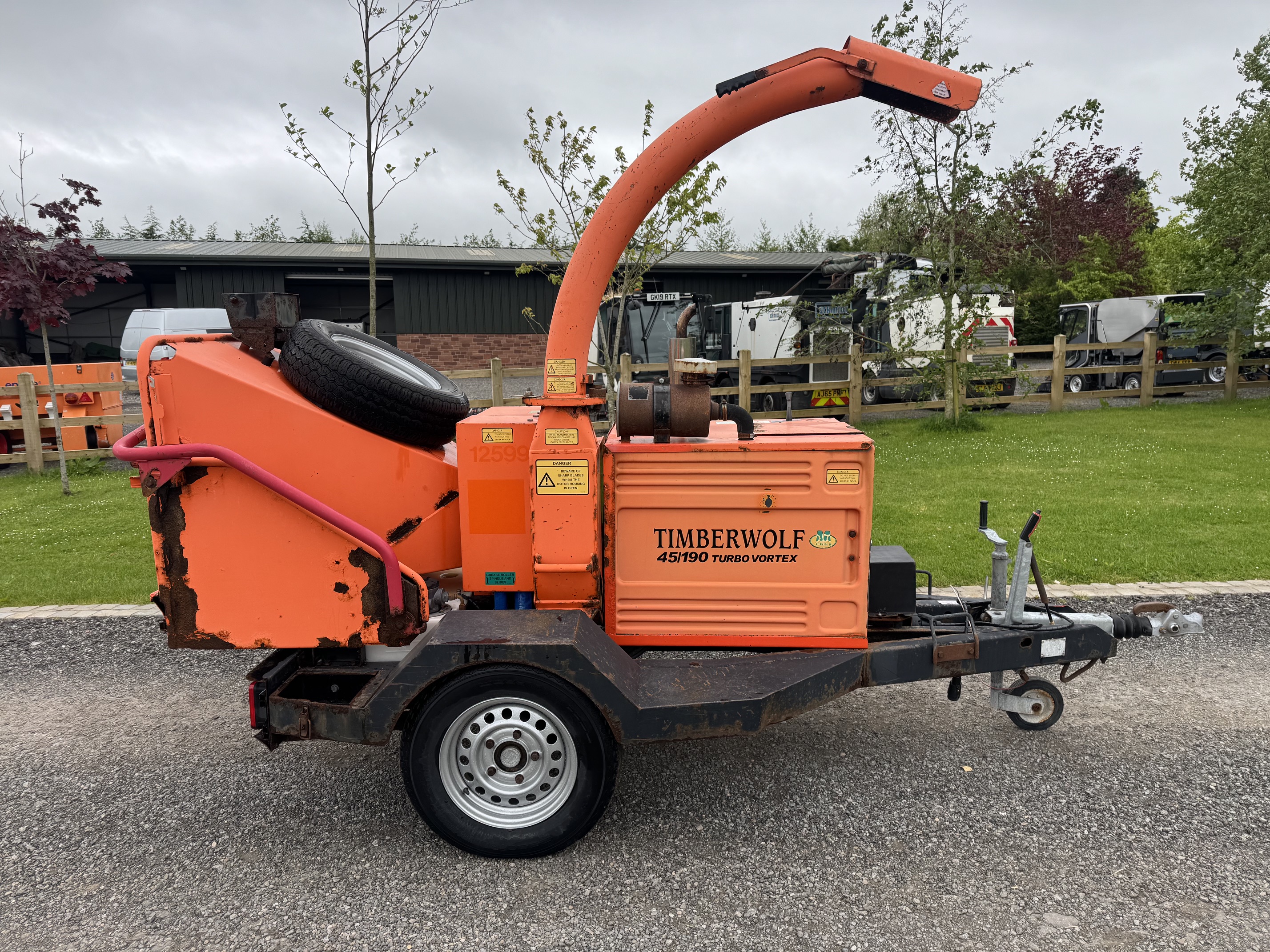 Timberwolf 45/190 Wood Chipper / Only 642 Hours Use