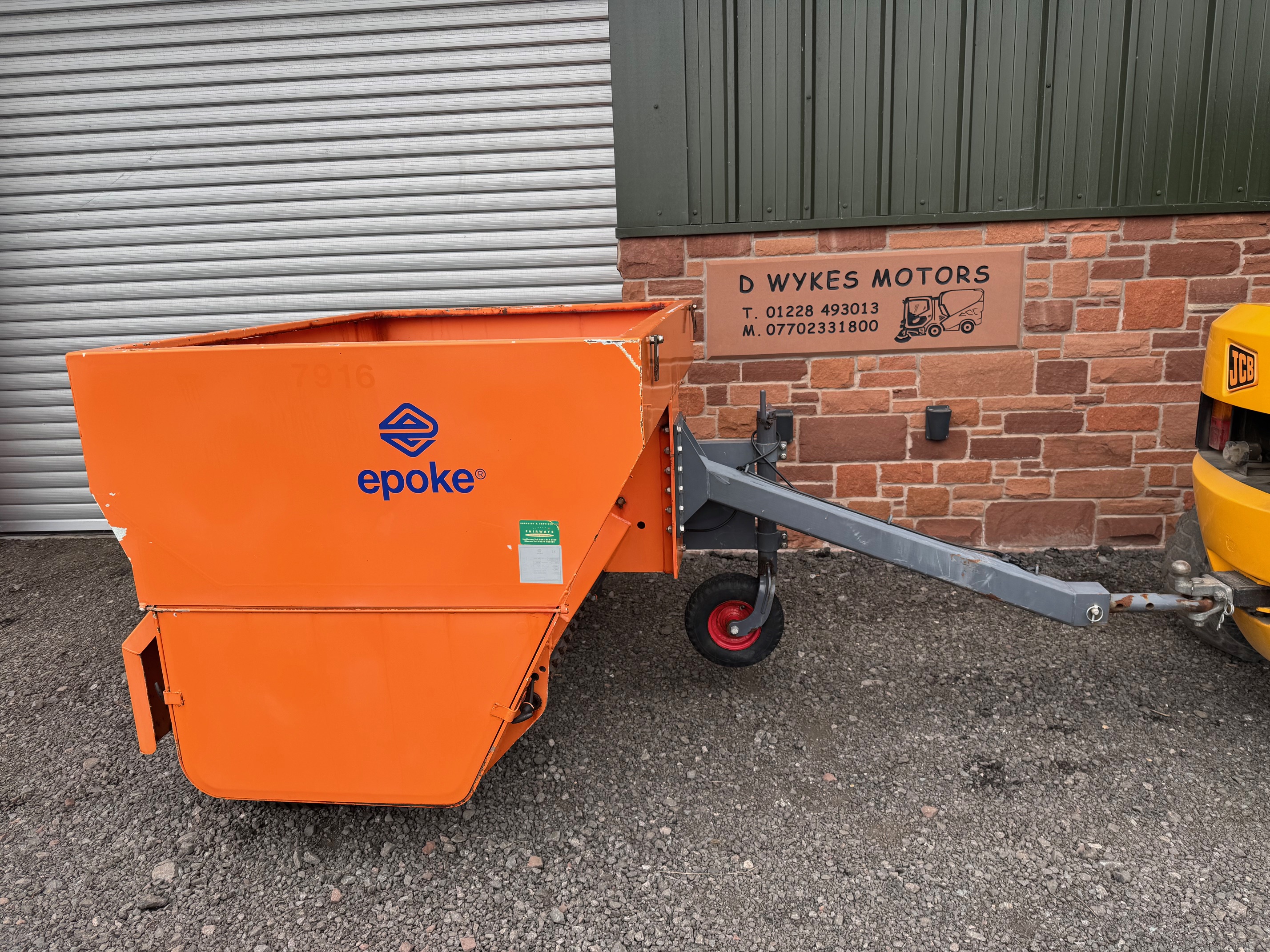 Epoke SKE 15 Gritter Trailer / Salt Spreader